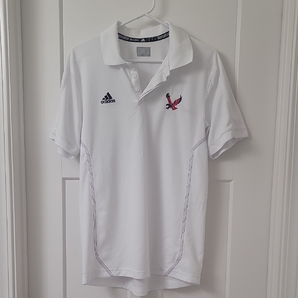 Eastern Washington University White Polo Shirt. Sz Small